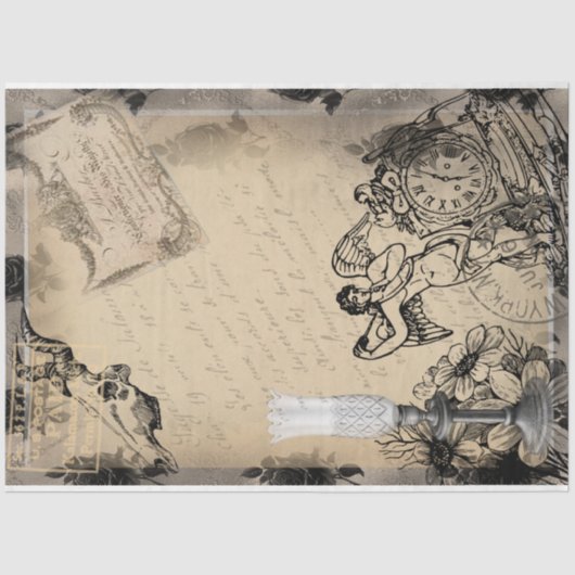 Halloween Celebratietijd  Ephemera Tissuepapier (Voorkant)