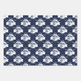 Halloween celebration inpakpapier vel