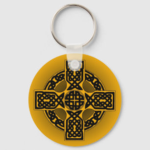 Halloween celtic cross sleutelhanger