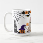 Halloween Ceramic Mug, Halloween Ghost Mug (Gauche)
