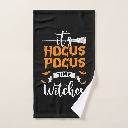 Halloween C'Est Hocus Pocus Heure Anniversaire (Serviette à main)