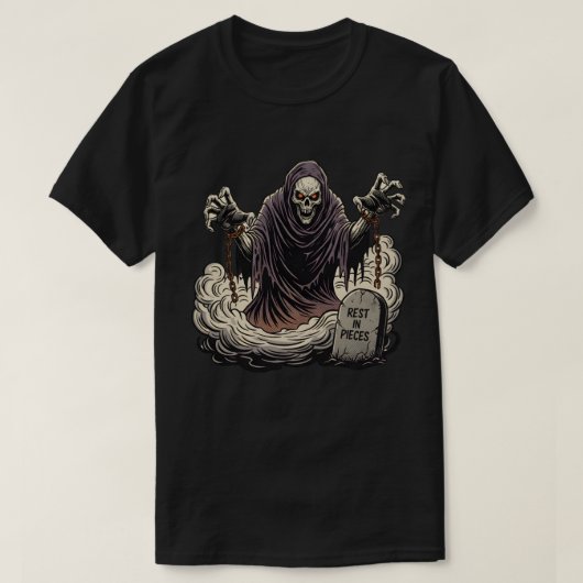 Halloween Chained Reaper Horror T-shirt (Design voorkant)