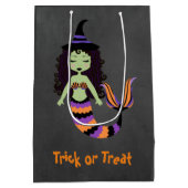 Halloween Chalkboard Mermaid sorcière sac cadeau e (Dos)