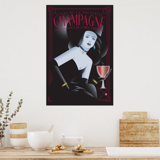 Halloween Champagne poster (Cuisine)