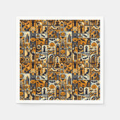 Halloween Characters Servet (Voorkant)