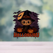 Halloween Chat Boo Illustration T-shirt classique (Neutre)