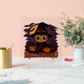 Halloween Chat Boo Illustration T-shirt classique (Mariage)