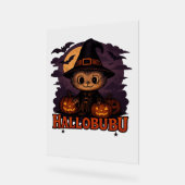 Halloween Chat Boo Illustration T-shirt classique (Angle)