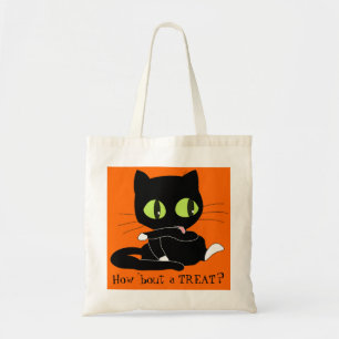 Halloween Chat Trick ou sac de traitement