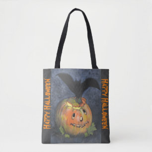 Halloween chauve-souris et Citrouille Sac fourre-t