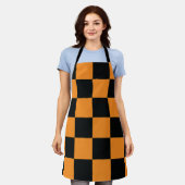 Halloween Checkers patroon Schort (Gedragen)