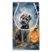 Halloween Chesapeake Bay Terrier met pompoenen Klein Cadeauzakje (Achterkant)