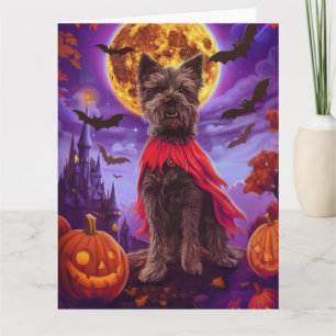 Halloween Chesapeake Bay Terrier Vampire Pumpkins Kaart