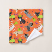 Halloween Chihuahua Bath Towel Set (Gant de toilette)