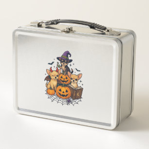 Halloween Chihuahua Honden Pompoenen Heksenhoed Sp
