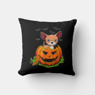 Halloween Chihuahua Hondenliefhebbers Pumpkin Grun Kussen