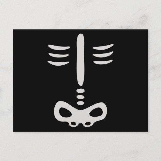 Halloween Children Skeleton Costuum Briefkaart (Voorkant)