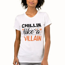 Halloween Chillin als een Villain Funny