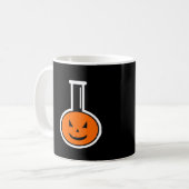 Halloween Chimie Citrouille café Mug (Devant gauche)