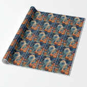 Halloween Chow met pompoenen eng Cadeaupapier (Uitgerold)