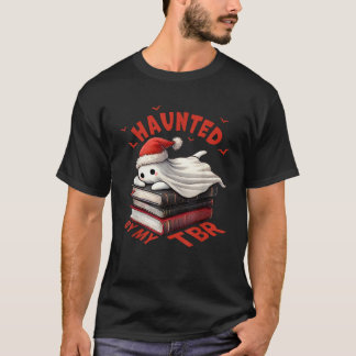 Halloween Christmas Ghost Book Lover Schattige lez T-shirt
