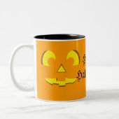 Halloween Citrouille face Mug (Gauche)