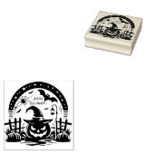 Halloween citrouille-lanterne en ch rubberstempel (Gestempeld)