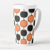 Halloween/citrouille Latte Mug (Angle droit)
