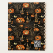 Halloween Citrouille Motif Dark (Dos)