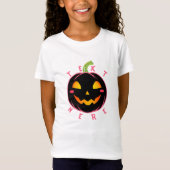 Halloween Citrouille Vibes design T-shirt (Devant)