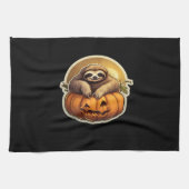 Halloween Classic T-Shirt_1 met luiaardsmaak Theedoek (Horizontaal)