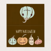 Halloween Classroom Exchange Jagged Jack-O-Lantern Visitekaartjes (Buitenkant ongevouwen)