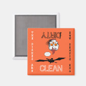 Halloween Clean Vuil Vaatwasser Magneet (Voorkant / Achterkant)