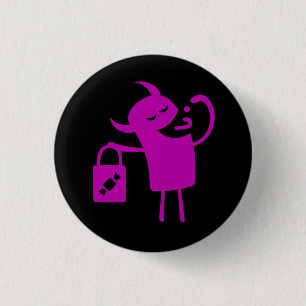 Halloween Clip Art Monster Trick of Treer Button