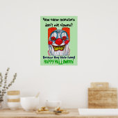HALLOWEEN CLOWN FIEND grap poster (Keuken)