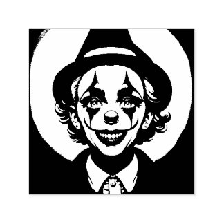 ~ HALLOWEEN ~ Clown Kostuum tekening ~ Zelfinktende Stempel