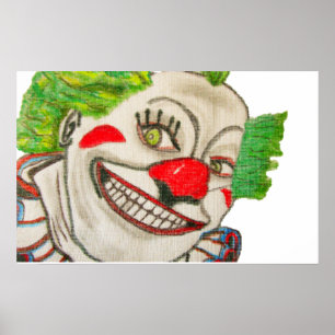 HALLOWEEN CLOWN PATHOLOGICAL PATTY POSTER
