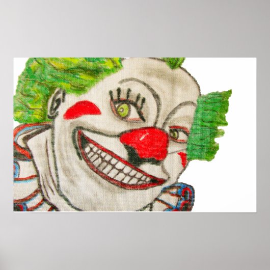 HALLOWEEN CLOWN PATHOLOGICAL PATTY POSTER (Devant)