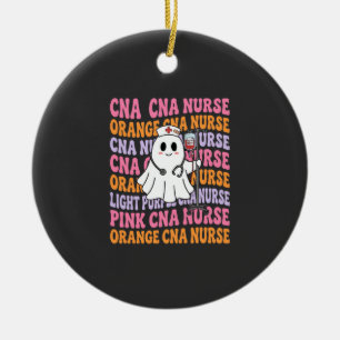 Halloween CNA-verpleegster spookontwerp Keramisch Ornament