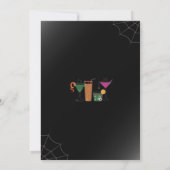 Halloween Cocktail Invitation House Party Éffrayan (Dos)