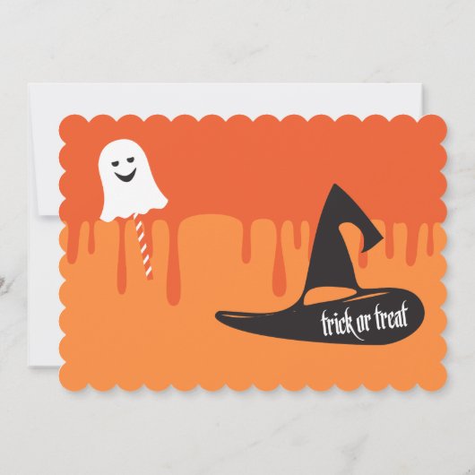 Halloween Cocktail Night Party Invitation (Dos)
