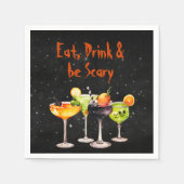 Halloween Cocktail Party Servet (Voorkant)