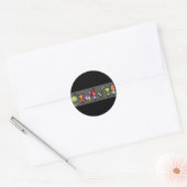Halloween Cocktails Envelope Seals Stickers (Envelop)