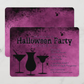 Halloween Cocktails Kaart (Voorkant / Achterkant)