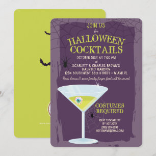Halloween Cocktails Kaart