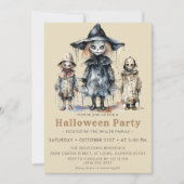 Halloween Cocktails & Kostuums Party Kaart (Voorkant)