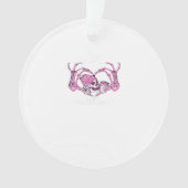 Halloween Coeur crâne mains Skeleton Beanie Design (devant)