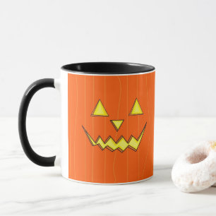 Halloween Coffee Mok met Jack-o-Lantern gezicht