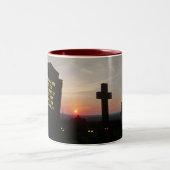 Halloween Coffee Mug Haunted Graveyard. (Centre)