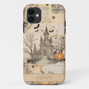 Halloween Collage gepersonaliseerd iPhone 11 Hoesje